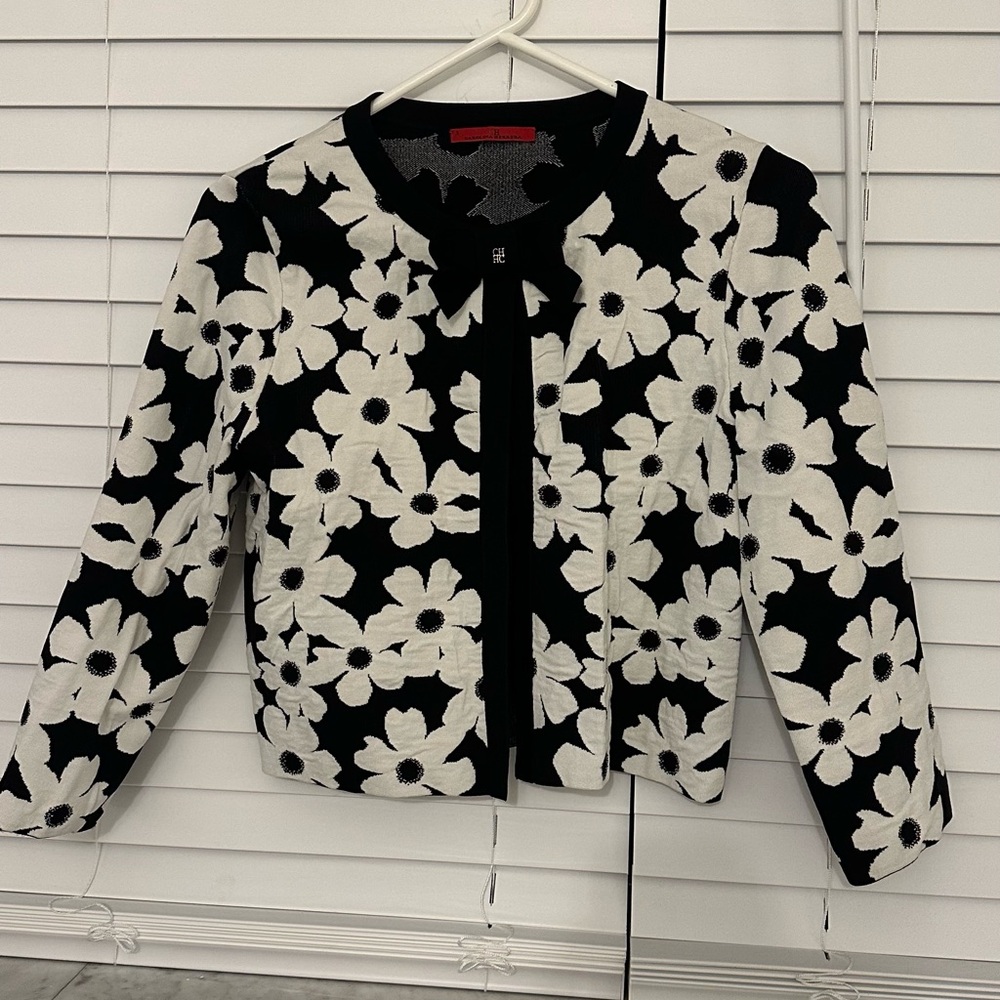 Ch Carolina herrera flower sweater